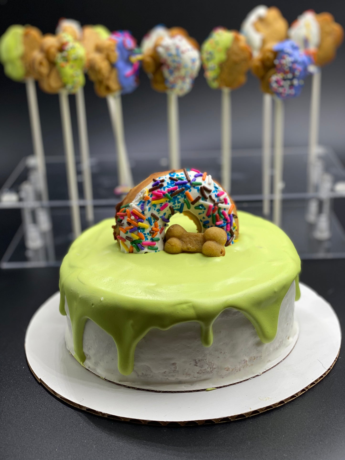 Doughmutt Drip Cake - Dogtown Bakery