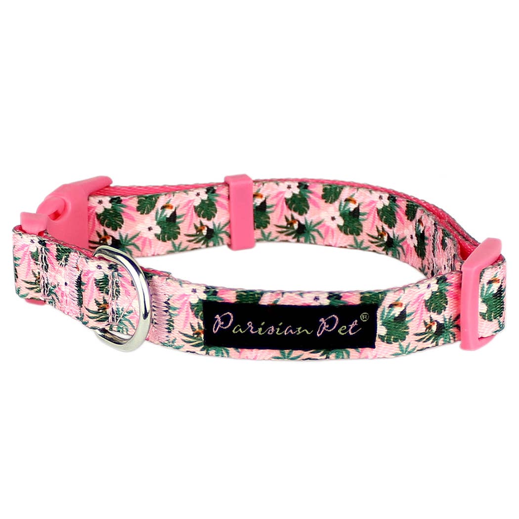 Tropical Toucans Collar – Fun & Vibrant Pet Accessory