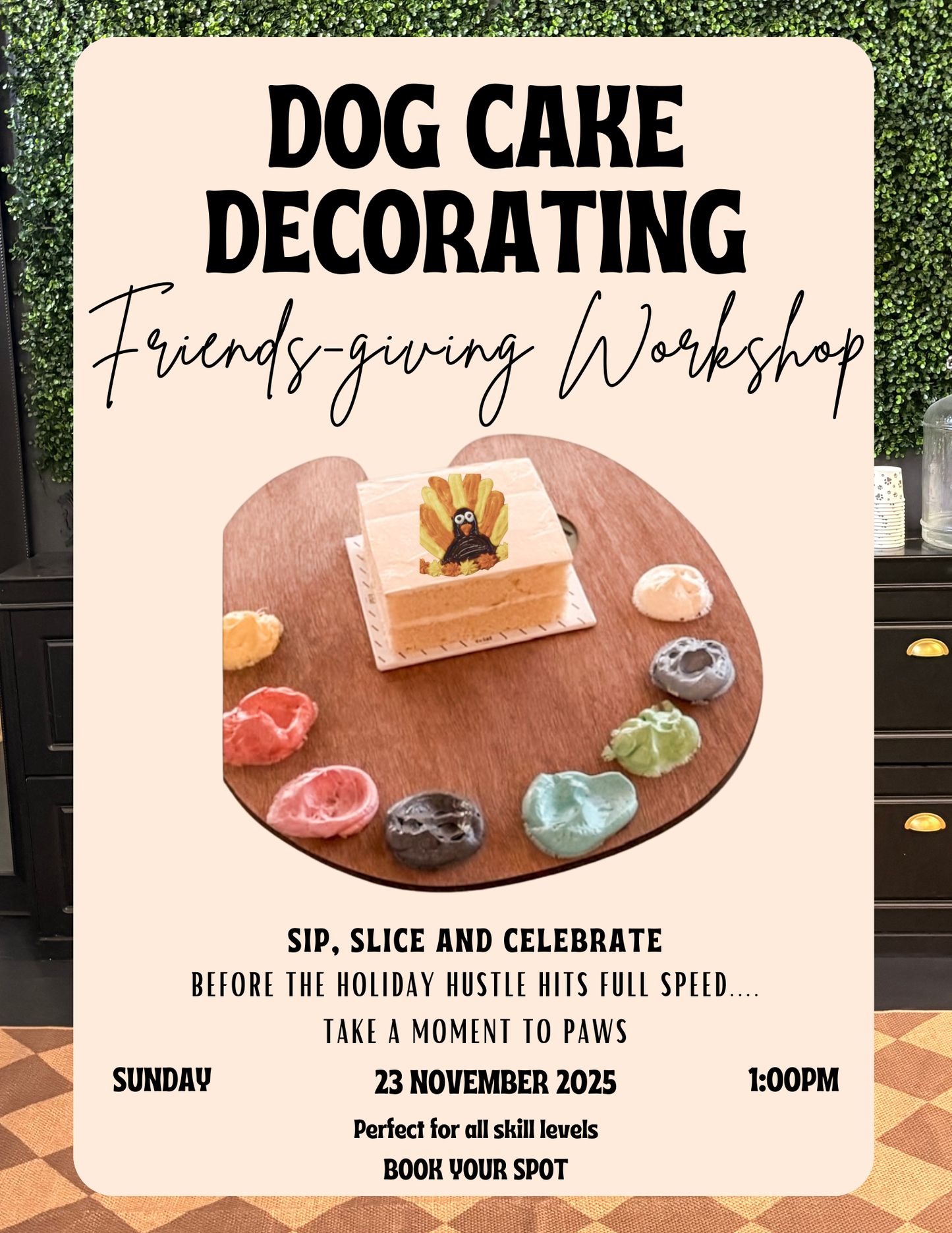 Dog Cake Decorating Class