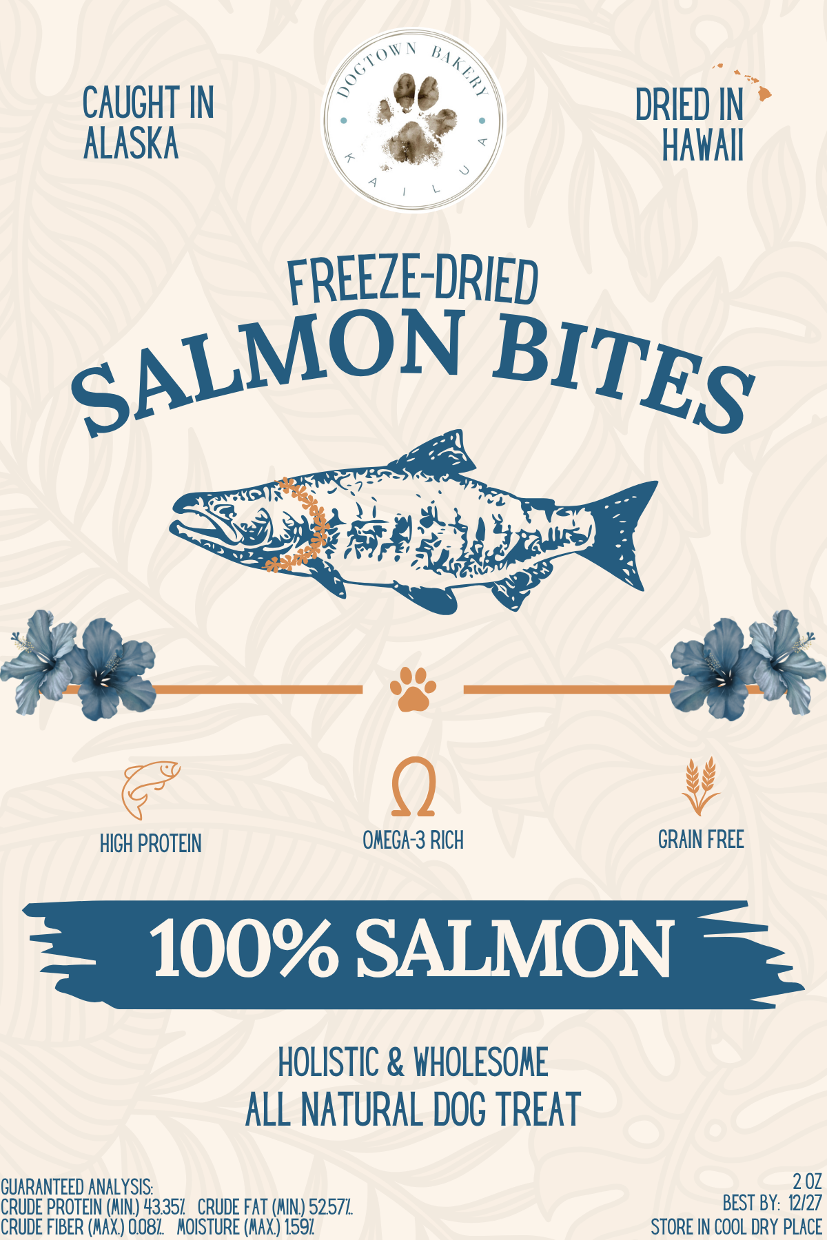 Freeze-Dried Salmon Bites