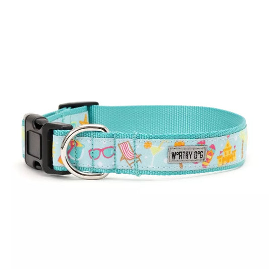 Life's A Beach Collar SM - Dogtown Bakery