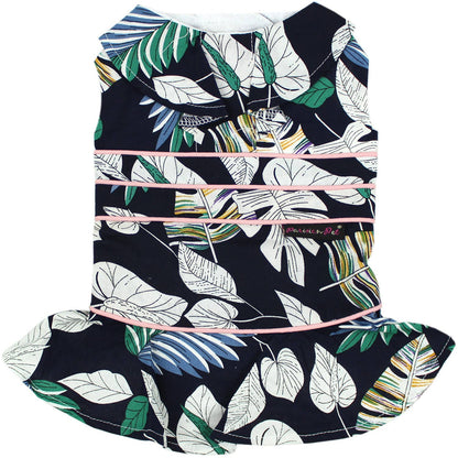 Palm Leaves Dress – Summer-Ready Dog Clothing