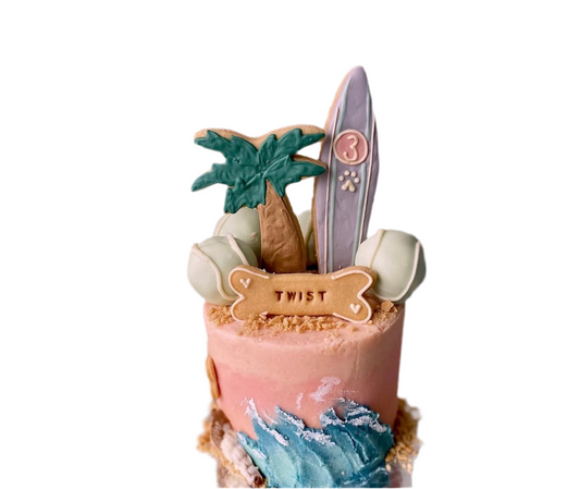 Sandy Paws Paradise Cake