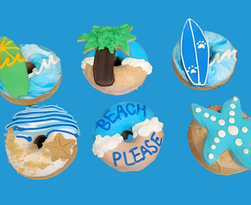 Beach theme Doughmutts - Dogtown Bakery