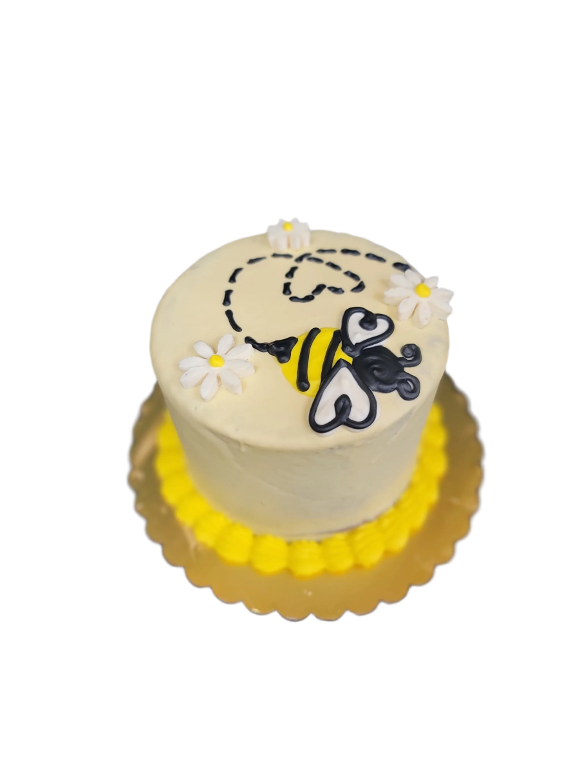 4" Bee Cake - Dogtown Bakery