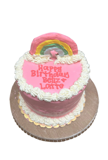 Rainbow Arch Cake - Dogtown Bakery